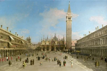 Piazza San Marco Looking Towards the Basilica di San Marco